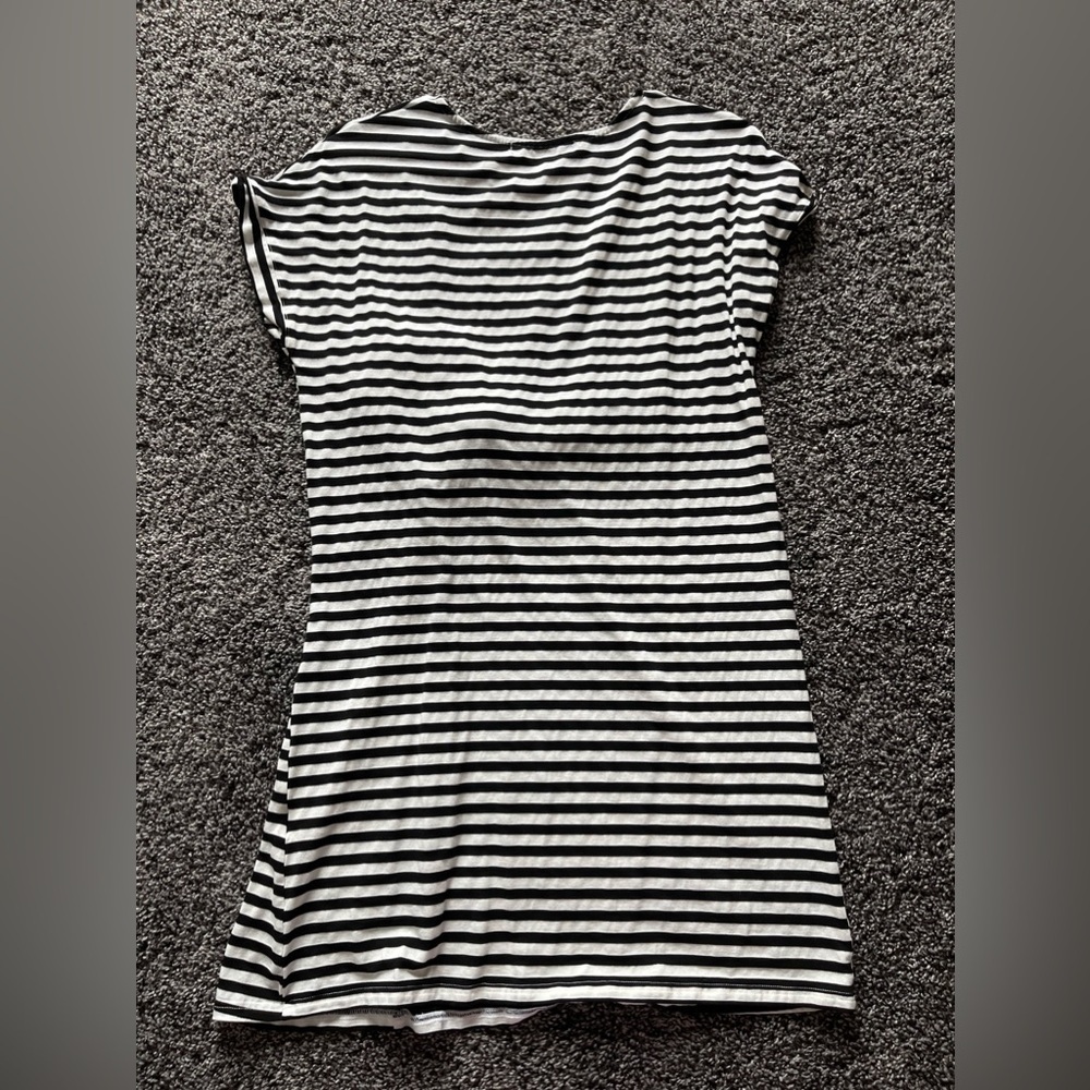 Women's stripe dress, NEW, medium - Picture 3 of 5